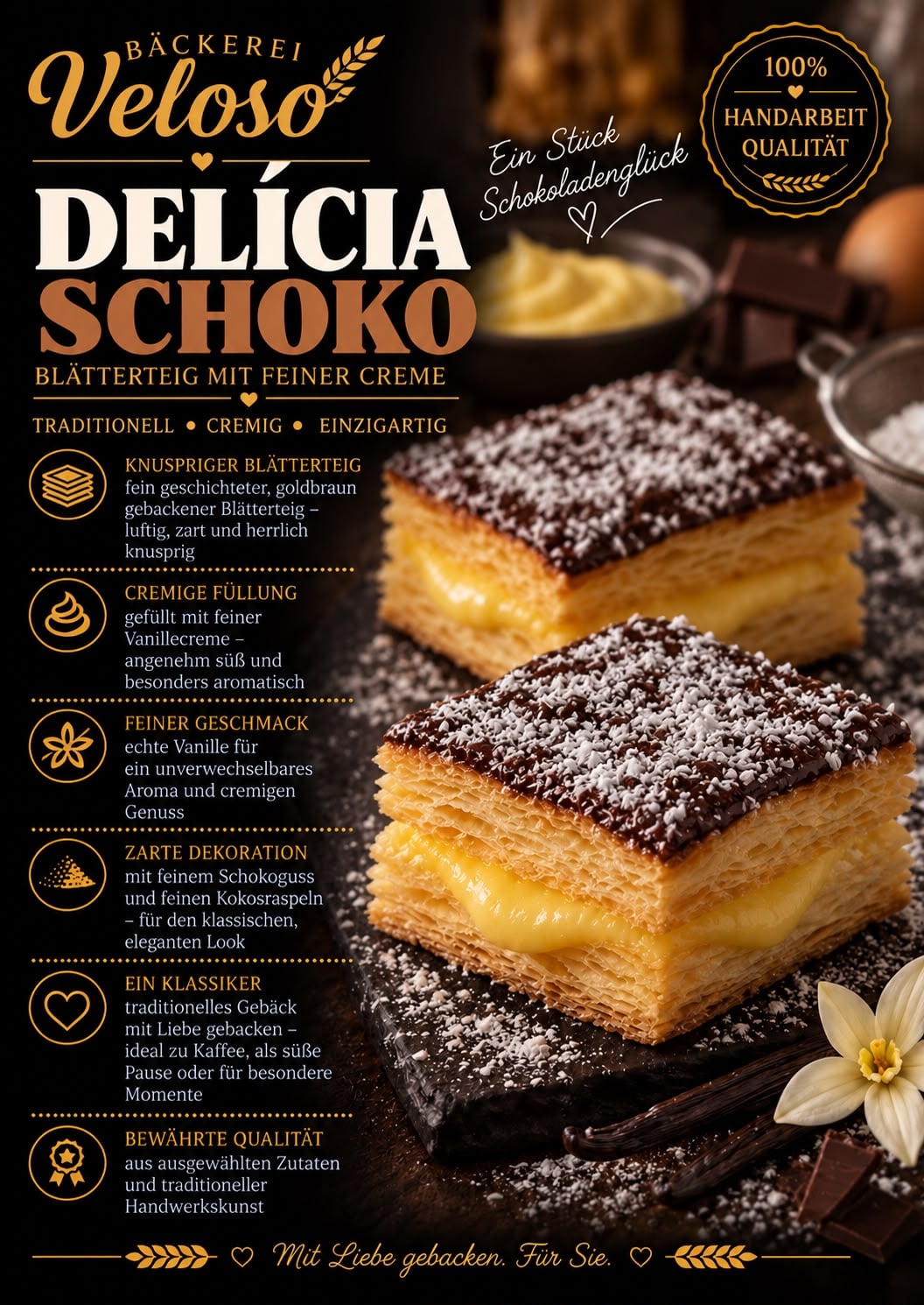 Delícia Schoko von Bäckerei Veloso