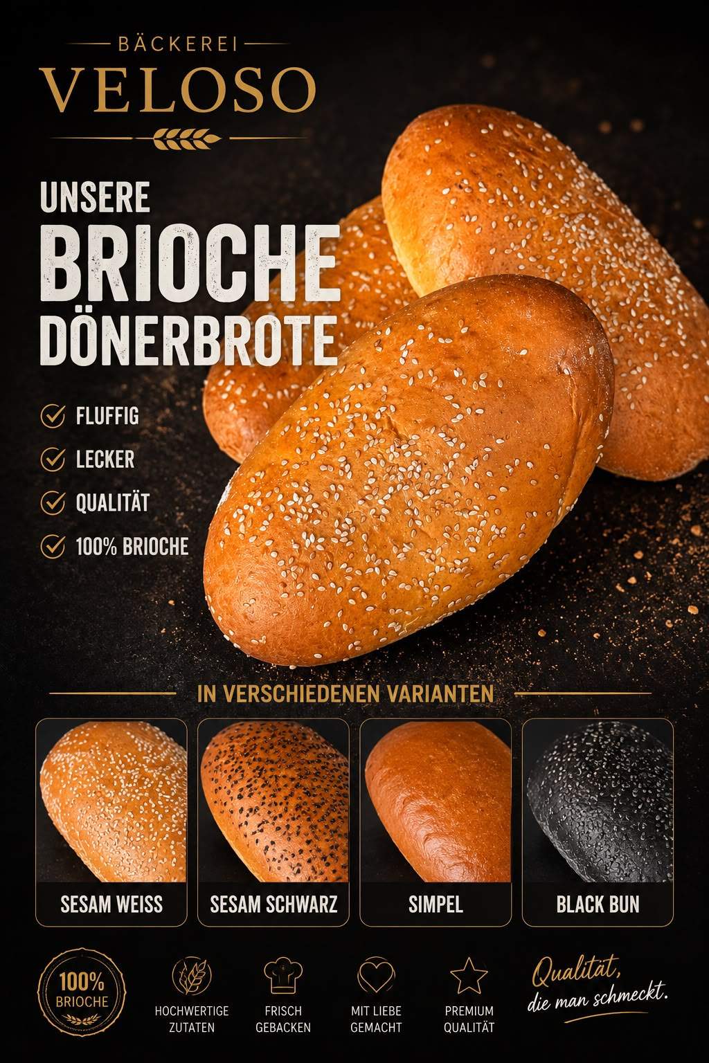 Brioche Döner von Bäckerei Veloso