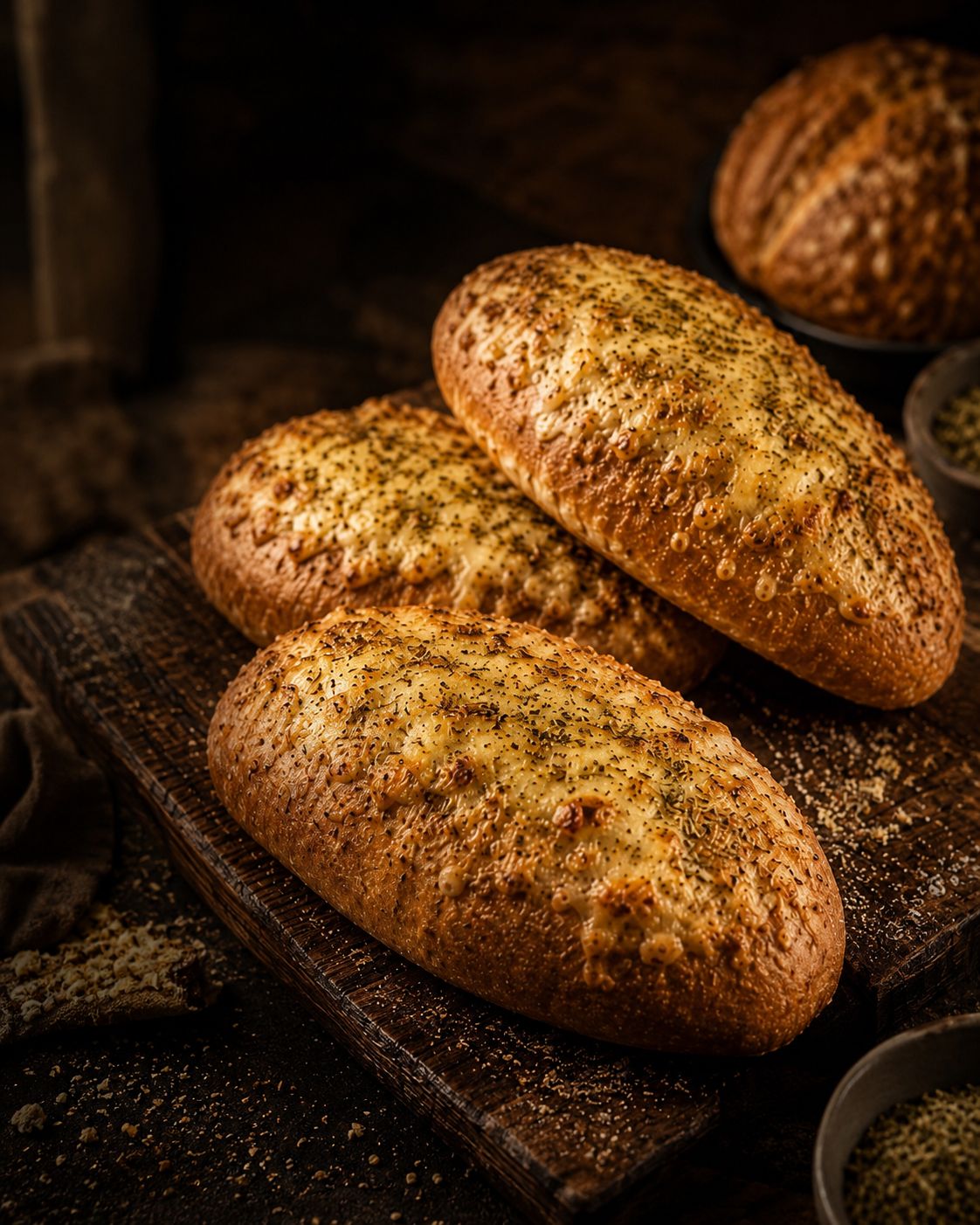 Cheese Oregano Dönerbrot aus Sauerteig