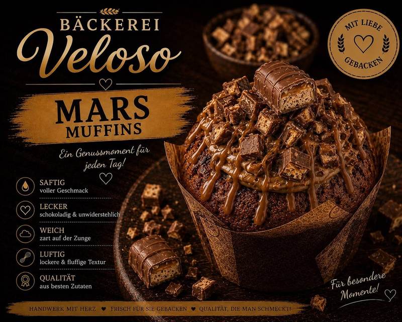 Muffin Mars von Bäckerei Veloso